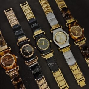 vintage marble link ladies watch premium edition