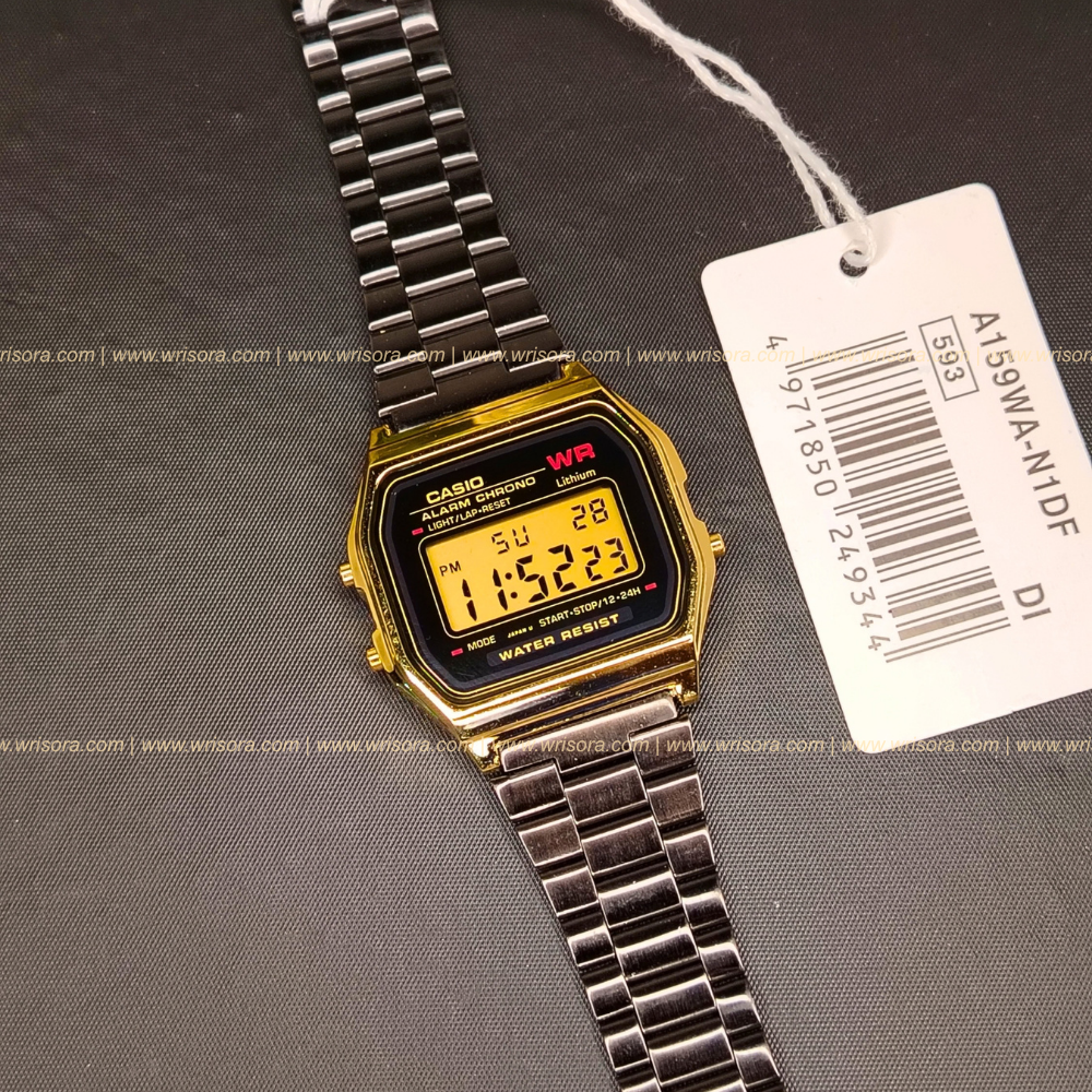 Exclusive Casio Vintage A159W Gold & Black (1:1) - Image 2