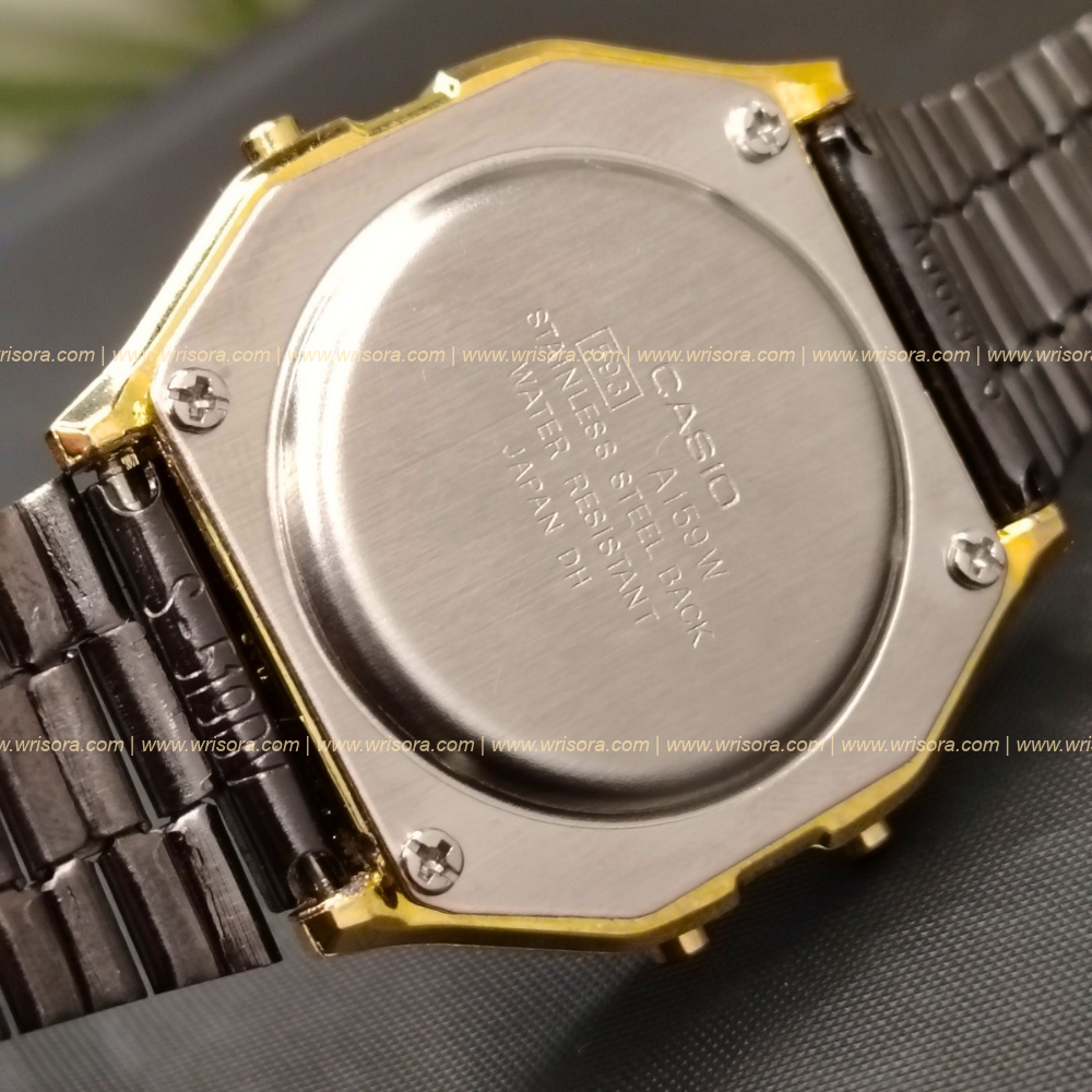 Exclusive Casio Vintage A159W Gold & Black (1:1) - Image 4
